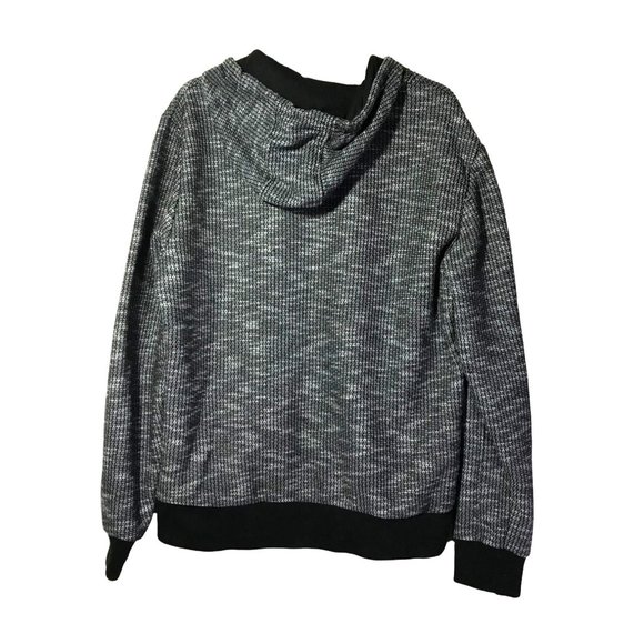 Best Classic Vogue Fashion Stay Pullover Hoodie In Gray Faux Tweed Mens Size XL - Picture 2 of 3